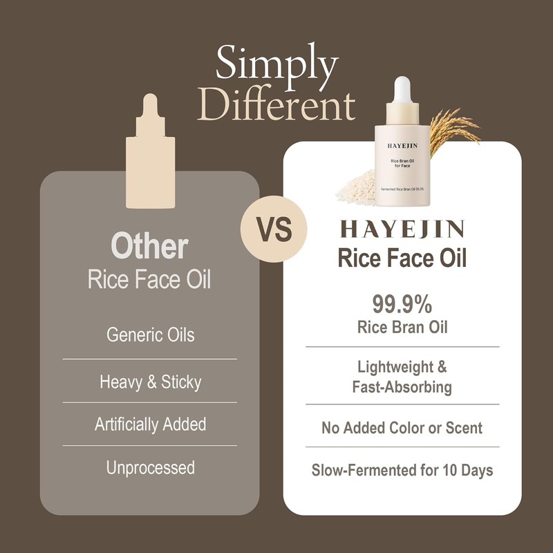 HAYEJIN [HAYEJIN]Rice Bran Oil for Face 30ml