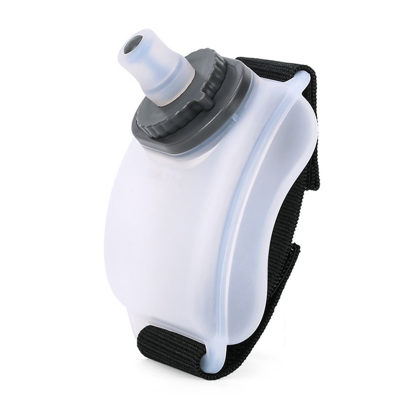Wrist Water Bottle 7oz/200ml Wearable HandsFree Silicone Water Bottle BPA-Free