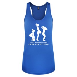FANNOO Workout Tank Tops for Women-Womens Funny Saying Fitness Gym Lift Graphic Racerback Sleeveless Shirts Blue