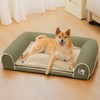 FUNNY FUZZY Orthopedic Dog Bed – Washable Dog Bed with
