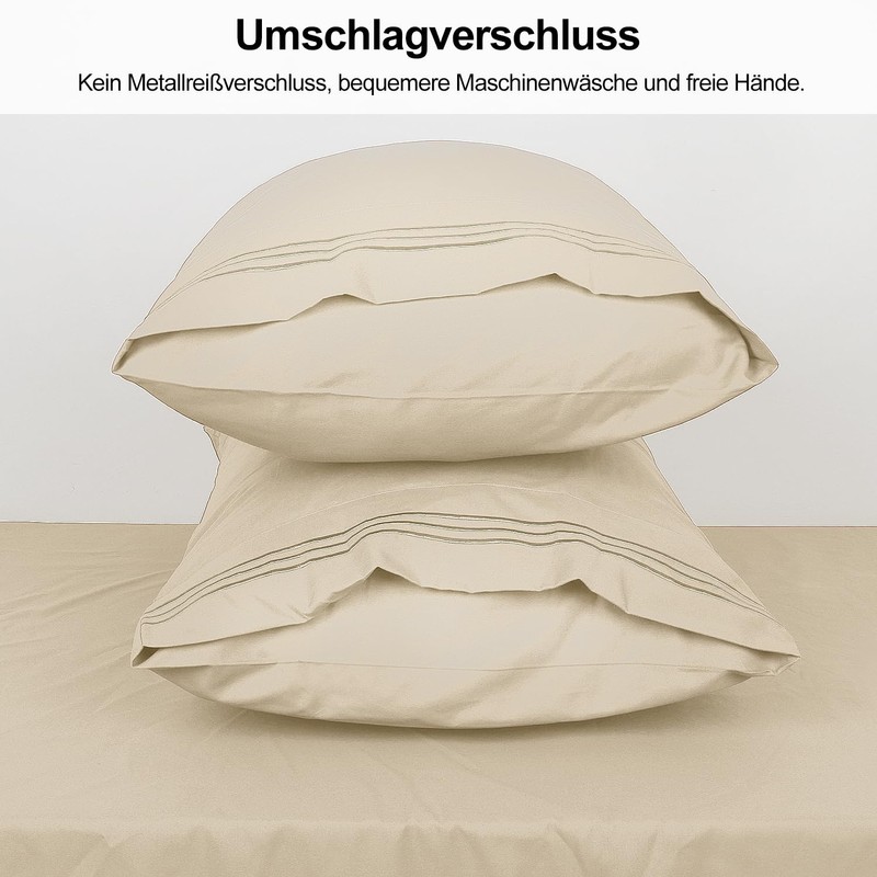 Lirex Pack of 2 Cushion Covers, 50 x 90 cm,