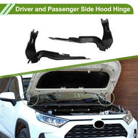 HOPESPANNER No.5341048020/5342048020 Hood Hinges for Toyota 4Runner 03-06 for Lexus GX470 03-09 Black Front Driver and Passenger Side Front Bonnet Bracket 1 Pair