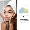 KOMBIUDA 12pcs Facial Sponges Portable Oval Cleansing Tools for Makeup
