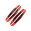Partuto 4pcs 3D Reflective Stripe Stickers High Intensity Red Replacement