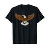 Eagle Pool 8 Ball Billiards Cartoon Character T-Shirt