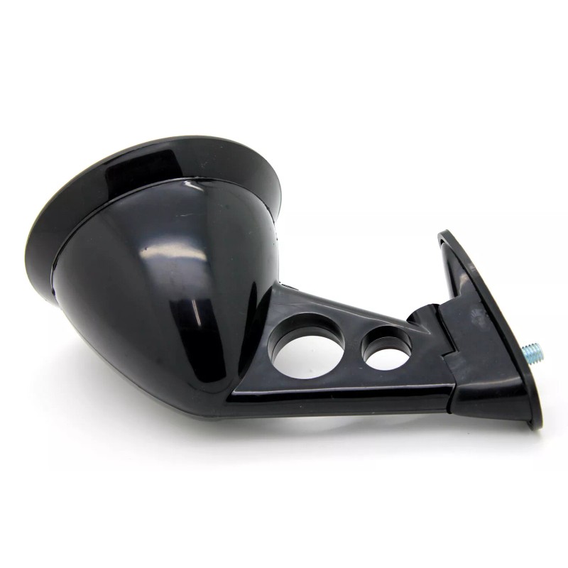 PTRP New Black Front Fender Mount Side View Mirror Set