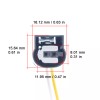 AvtoDonor ABS Wheel speed sensor connector Jeep Compass. 2017-2024. 68563831AA