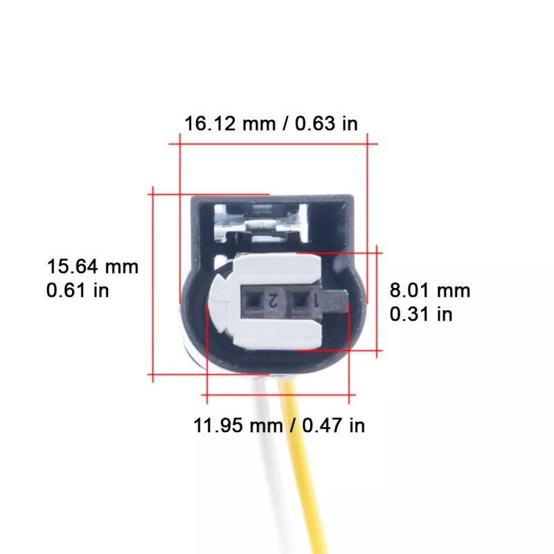 AvtoDonor ABS Wheel speed sensor connector Jeep Compass. 2017-2024. 68563831AA