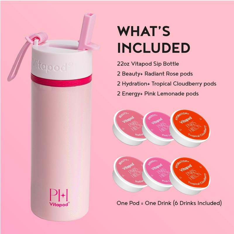 VITAPOD Paris Hilton x Vitapod Water Enhancer Starter Bundle –