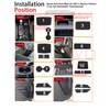 Auovo Anti Dust Cup Holder Insert Liners Compatible with Ford