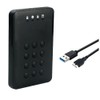Aswalling HDD Enclosure SSD Case Encrypted Hard Drive Enclosure 5Gbps