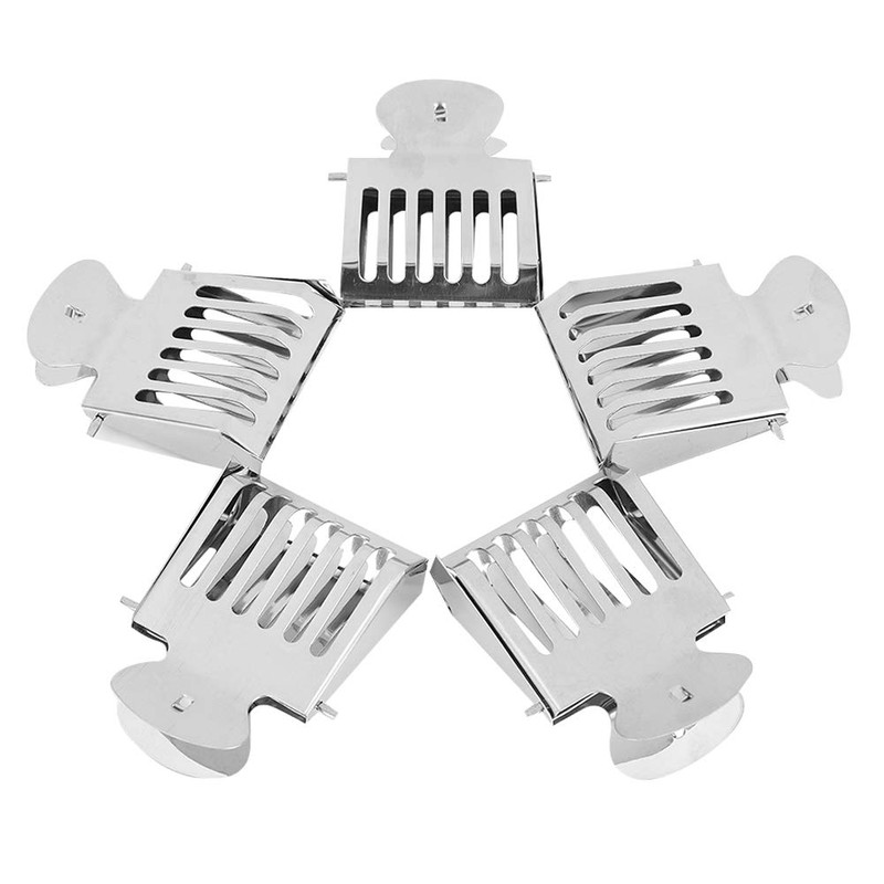 Pack of 5 Interceptor Cage Clips, Stainless Steel Bee Clip