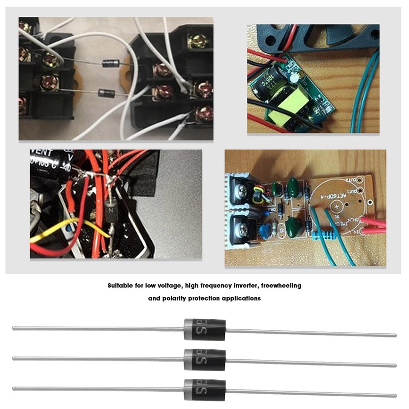 OTOTEC Pack of 50 SB2100 Rectifier Diodes 2A 100V DO-15