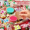 Advent Calendar Butter Slime Kit Countdown 2024 Christmas Shimmery DIY