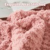 Waffle Throw Blanket, Soft Plush, 50x60 in, Dusty Rose
