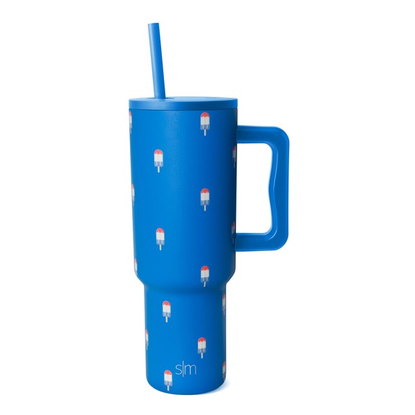 Simple Modern 40 oz Tumbler with Handle and Straw Lid