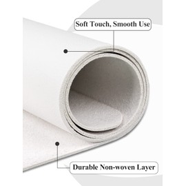 (MAT ONLY) White Nail Art Table Mat, Foldable Nail Art Hand Rest Pad for Nail Arm Rest Cushion, Soft Microfiber Leather Nail Mat, Manicure Pad Nail Table Pad Desk Mat for Nail Technician Salon Home