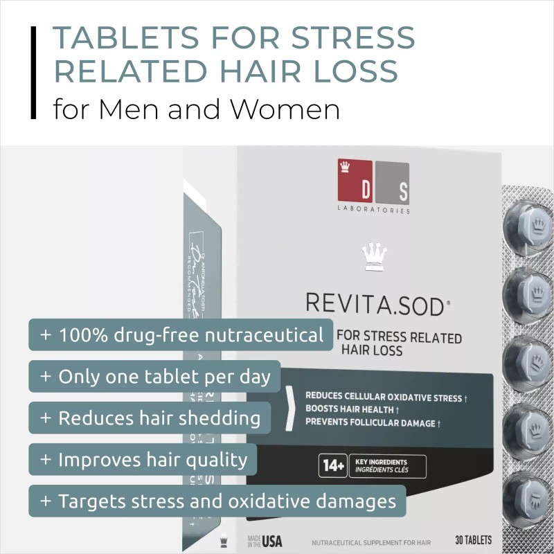 DS Laboratories Revita.SOD | Tablets For Hair Growth Support (Antioxidant