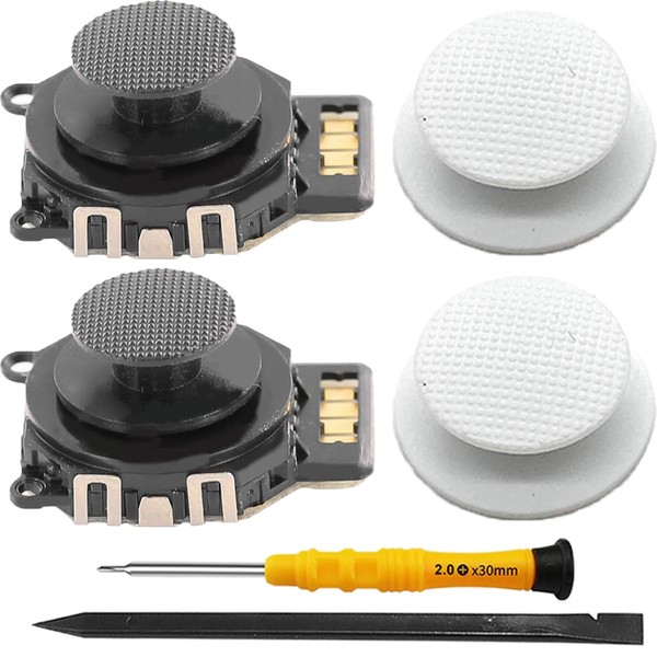 ZHUROUPU 3D Analogue Joystick Replacement Thumb Stick Precision Sensitivity for