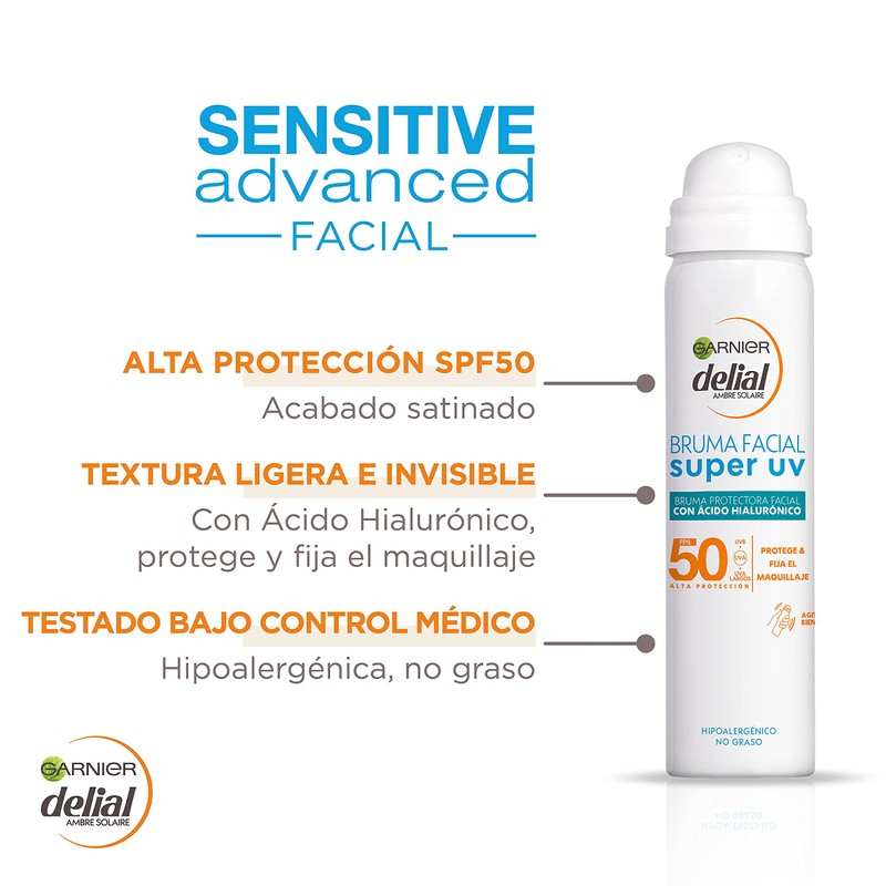 Delial Face Mist, Pack of 1 (1 x 75 ml)