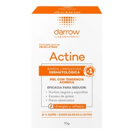 Barra limpiadora dermatológica Darrow Actine de 70g
