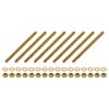 uxcell 8Pcs Fully Threaded Rod, 5/16" UNC x 4-1/2" Length