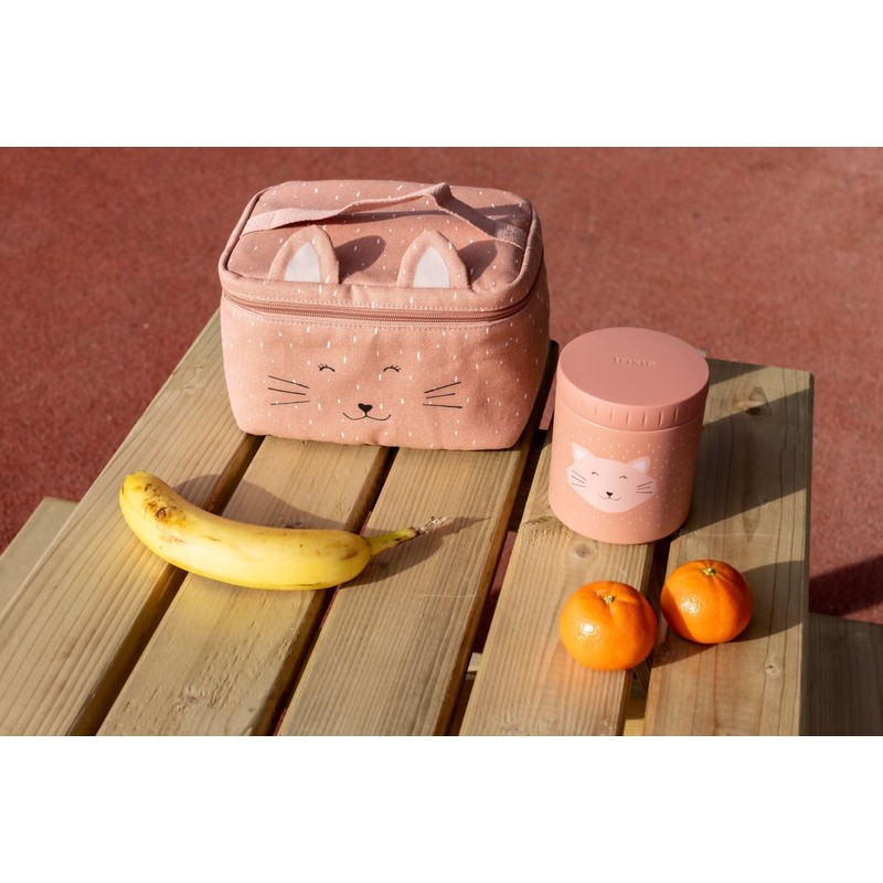 Trixie 20-222 Lunch Bag Cat, Cotton, 5.2 liters, Pink