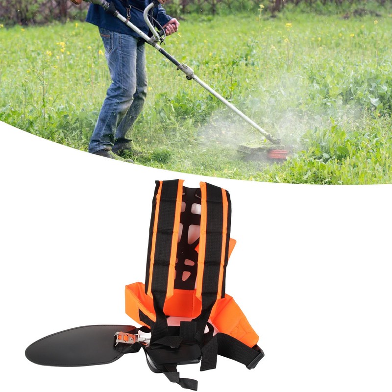 Lawn Mower Shoulder Strap Ergonomic Adjustable Universal Brush Cutter Strap
