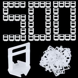 TUAKIMCE 500Pcs Tile Leveling System 3mm,Tile Spacer Clips for Floor Wall, Tile Installation Tool for Professional Ceramic Tile and Stone Installation, Spacers Only