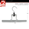 Mawa by Reston Lloyd Non-Slip Space-Saving Clothes Hanger with Clamp