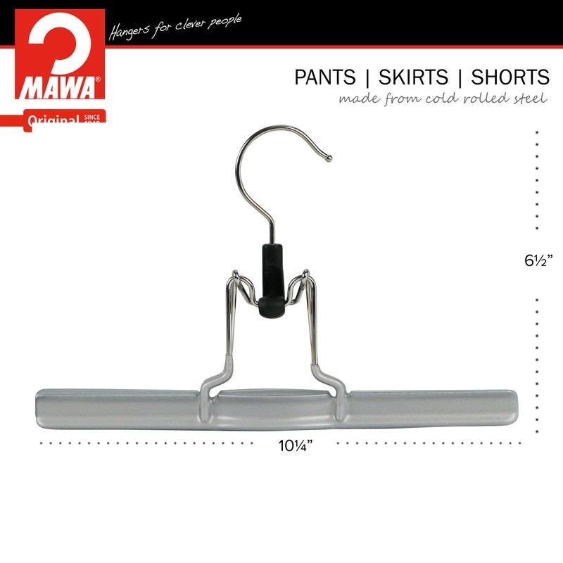 Mawa by Reston Lloyd Non-Slip Space-Saving Clothes Hanger with Clamp
