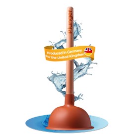 The Plunger I Sink Plunger, Plunger Sink Unblocker 140 mm Large, Perfect Plunger Shower Unblocker, Toilet, Bathtub or Sink in Top Craftsmanship Quality Made for The United Kingdom