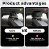8 Pcs Jack Stand Pads, Black Rubber Cars Jack Stand