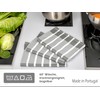 Lashuma Tea Towels, Grey / White, Set of 3 Hand