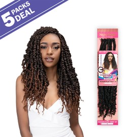 Janet Collection Crochet Braids Nala Tress Passion Plait Twist 18" (5-pack, 27)