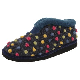 Sleepers Womens/Ladies Tilly Lightweight Thermal Lined Bootee Slippers (4 UK) (Blue/Multi)