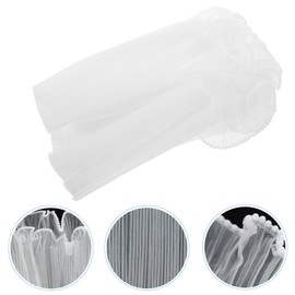 STOBOK 3rolls Wrapping Gauze Mesh Ribbon for Crafts Elegant Tulle Netting Fabric for Flower Bouquet Wrap Yards Edge Portable and Lightweight for Easy Decoration