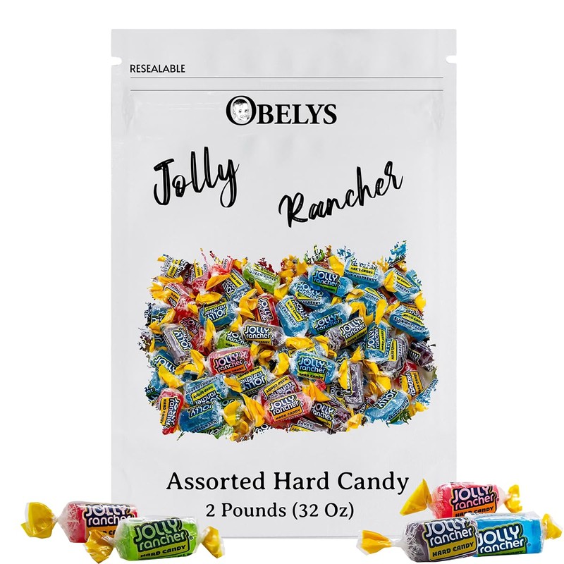 Obelys Assorted Hard Candy - Jolly Ranchers Fruit Flavored Candies