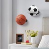 Molain 7pcs Basketball Holder Wall Mount, Sports Ball Holder Wall