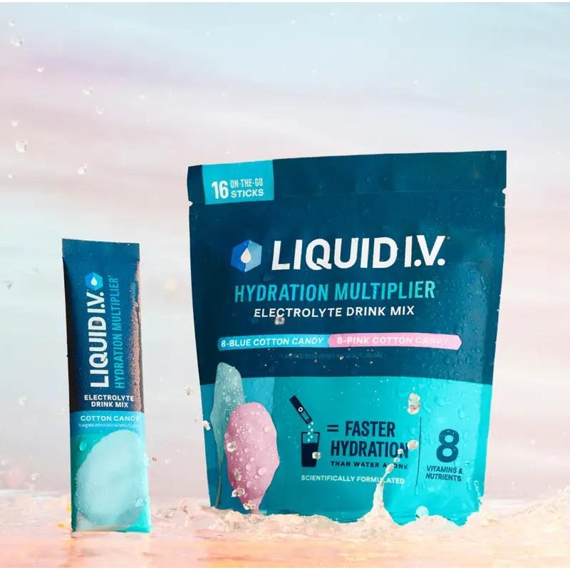Faster Hydration Electrolyte Drink Mix – Liquid I.V. Hydration Multiplier,