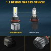 SHENKENUO For Ford Excursion 2000-2004 4x LED Headlight Hi/Lo Fog