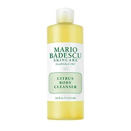 Mario Badescu Citrus Body Cleanser - Lightweight Shower Gel Soap with Grapefruit and Orange Peel Extracts - Fresh and Moisturizing Body Wash for Men and Women, 16 Fl Oz