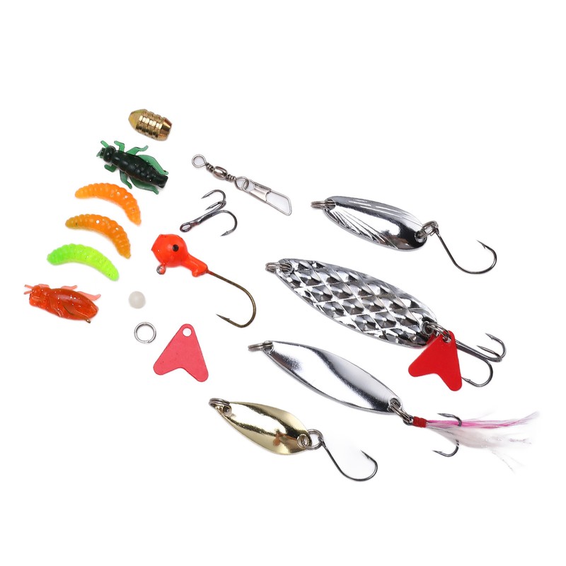 Fishing Tackle Set Soft and Hard Lure Baits Tackle Kit