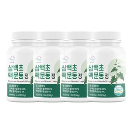 Pure Zoom Sambaekcho Macmundong Tablets 600mg 60 tablets 4 / 순수한줌 삼백초 맥문동 정 600mg 60정 4개