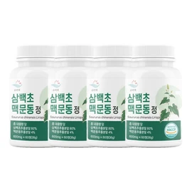 Pure Zoom Sambaekcho Macmundong Tablets 600mg 60 tablets 4 / 순수한줌 삼백초 맥문동 정 600mg 60정 4개