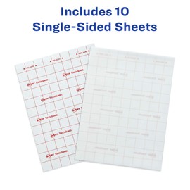 Avery TouchGuard Protective Film, Active Agents Built in to Protect the Film, Laminating Sheets, 9" x 12", 10 Sheets (73606)