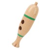 Fish Shaped Guiro Wooden Latin Percussion Musical Instruments with Rhythm