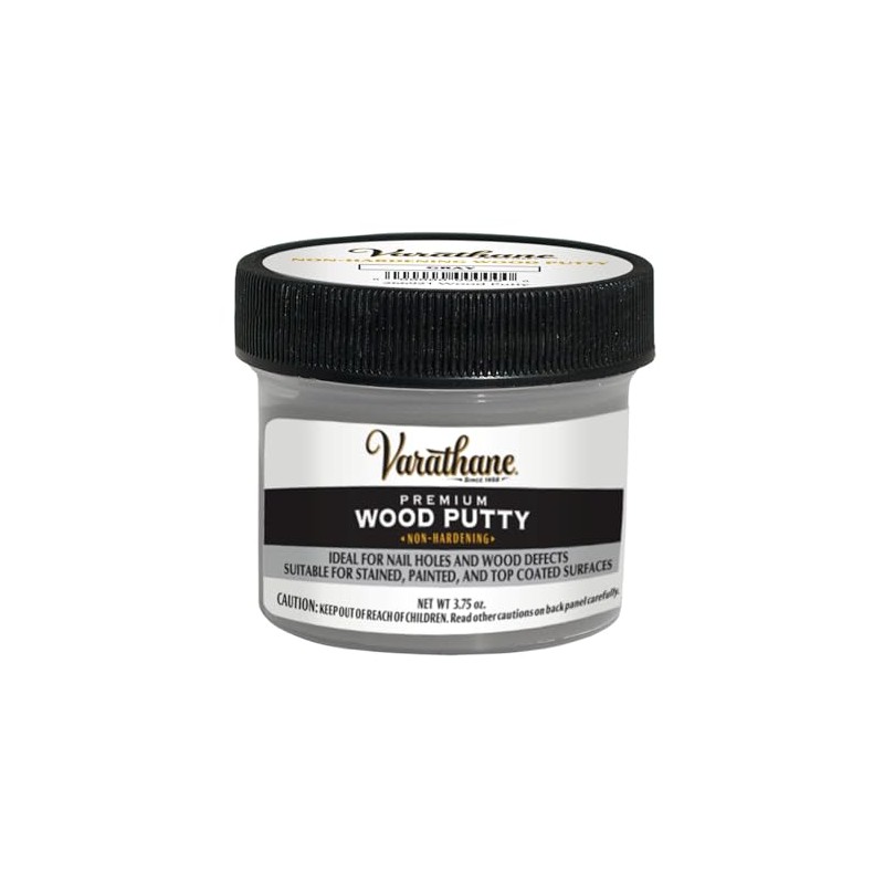 Varathane 374191 Premium Wood Putty, 3.75 oz, Gray