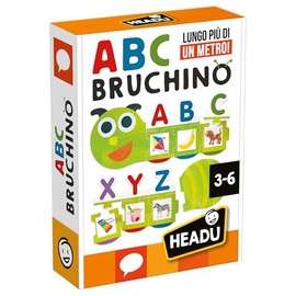 HEADU - ABC Bruchino, self-correcting and over one metre long. An educational game for children from 3 to 6 years, made in Italy