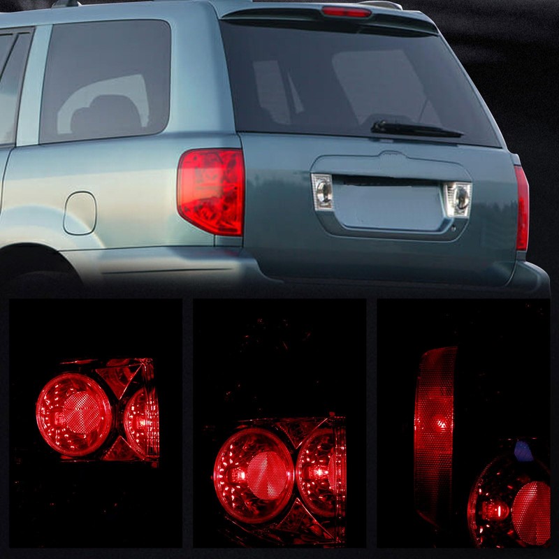 Tail Light Assembly Compatible With 2003-2005 Honda Pilot Left Driver